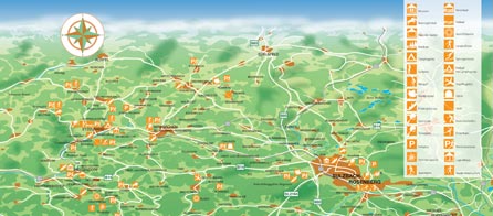 groe Berglandkarte